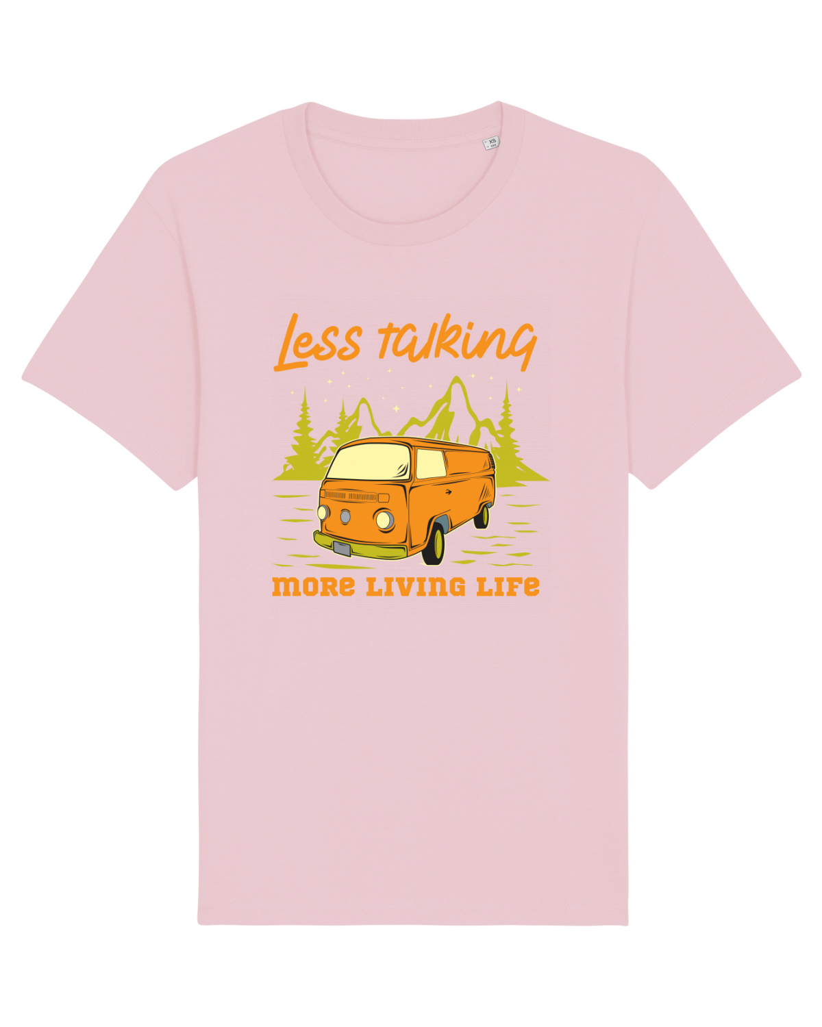 Tricou mânecă scurtă Unisex Rocker Cotton Pink