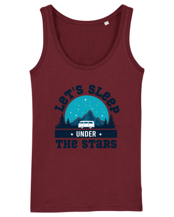 Let's Sleep Under the Stars Burgundy