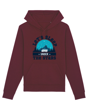Let's Sleep Under the Stars Burgundy