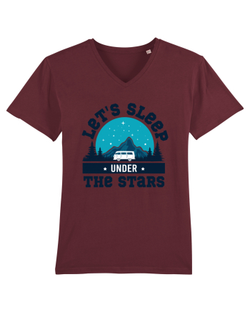Let's Sleep Under the Stars Burgundy