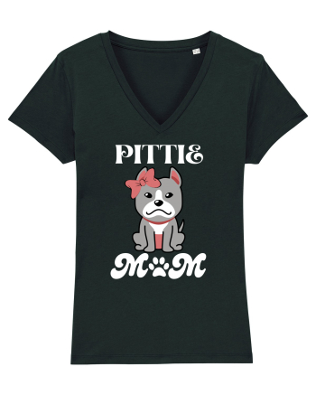 Pittie Mom Black