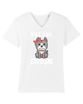 Pittie Mom White