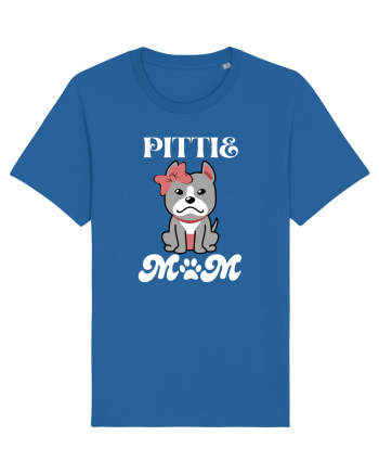 Pittie Mom Royal Blue