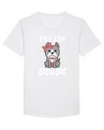 Pittie Mom Tricou mânecă scurtă guler larg Bărbat Skater