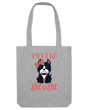 Pittie Mom Heather Grey