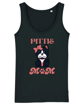 Pittie Mom Black