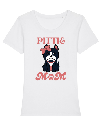 Pittie Mom White