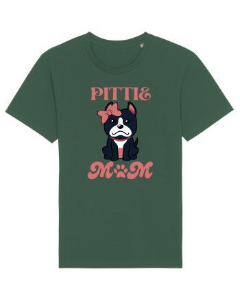 Pittie Mom Bottle Green