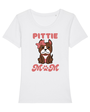 Pittie Mom White