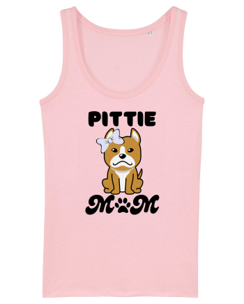 Pittie Mom Cotton Pink