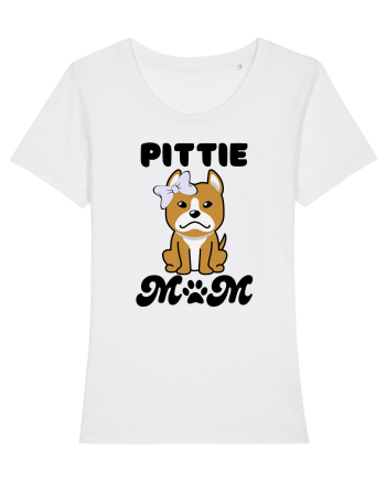Pittie Mom White