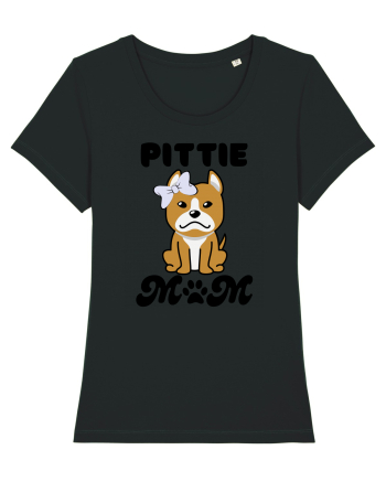 Pittie Mom Black