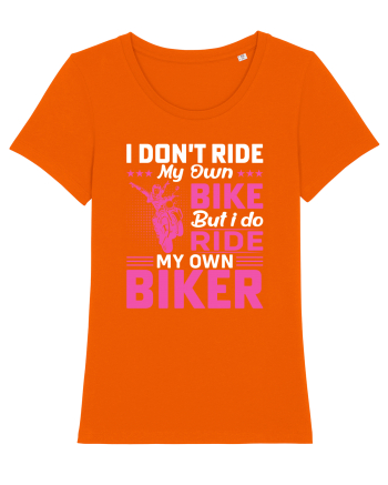I don't ride my own bike but I do ride my own biker Bright Orange
