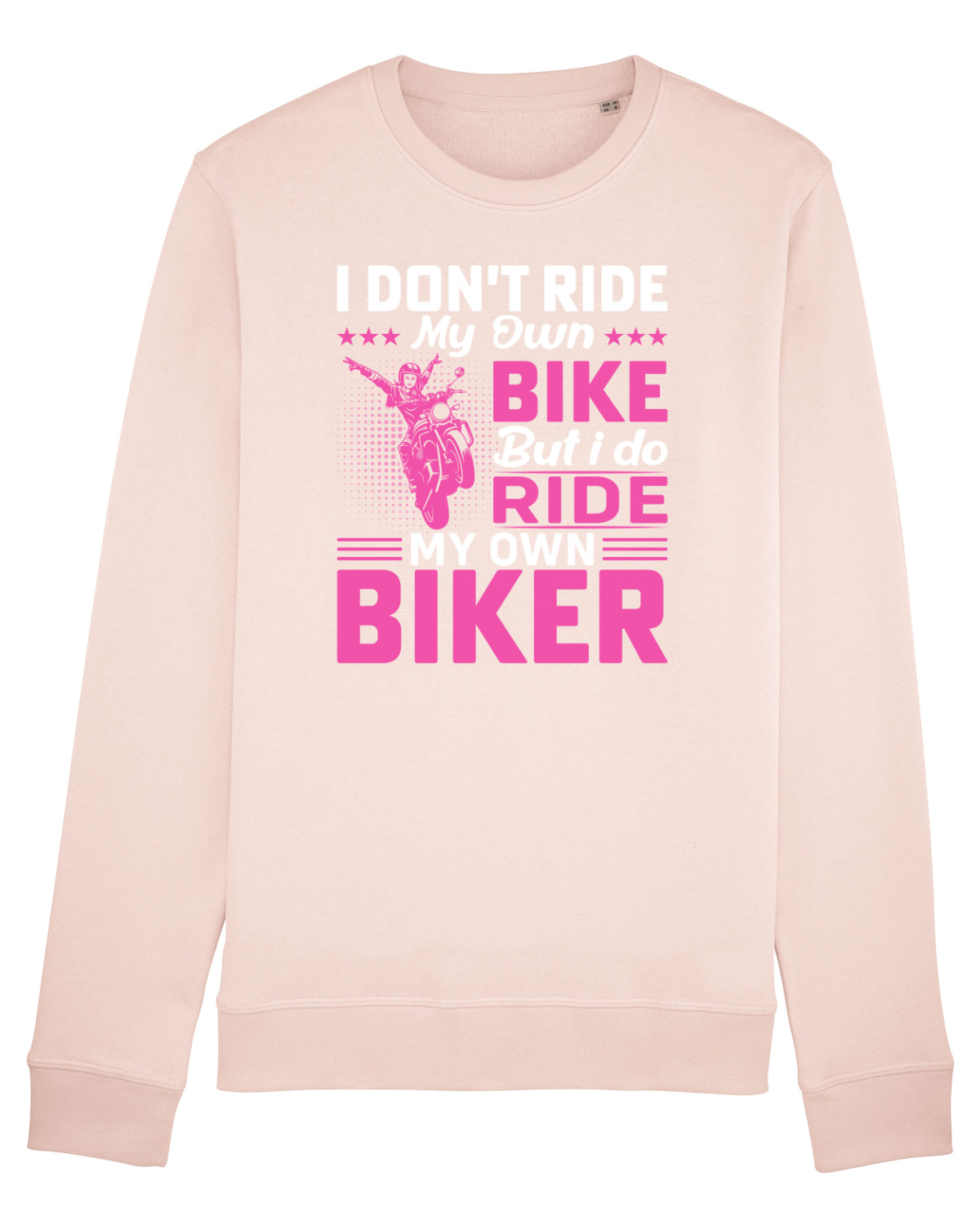 Bluză mânecă lungă Unisex Rise Candy Pink