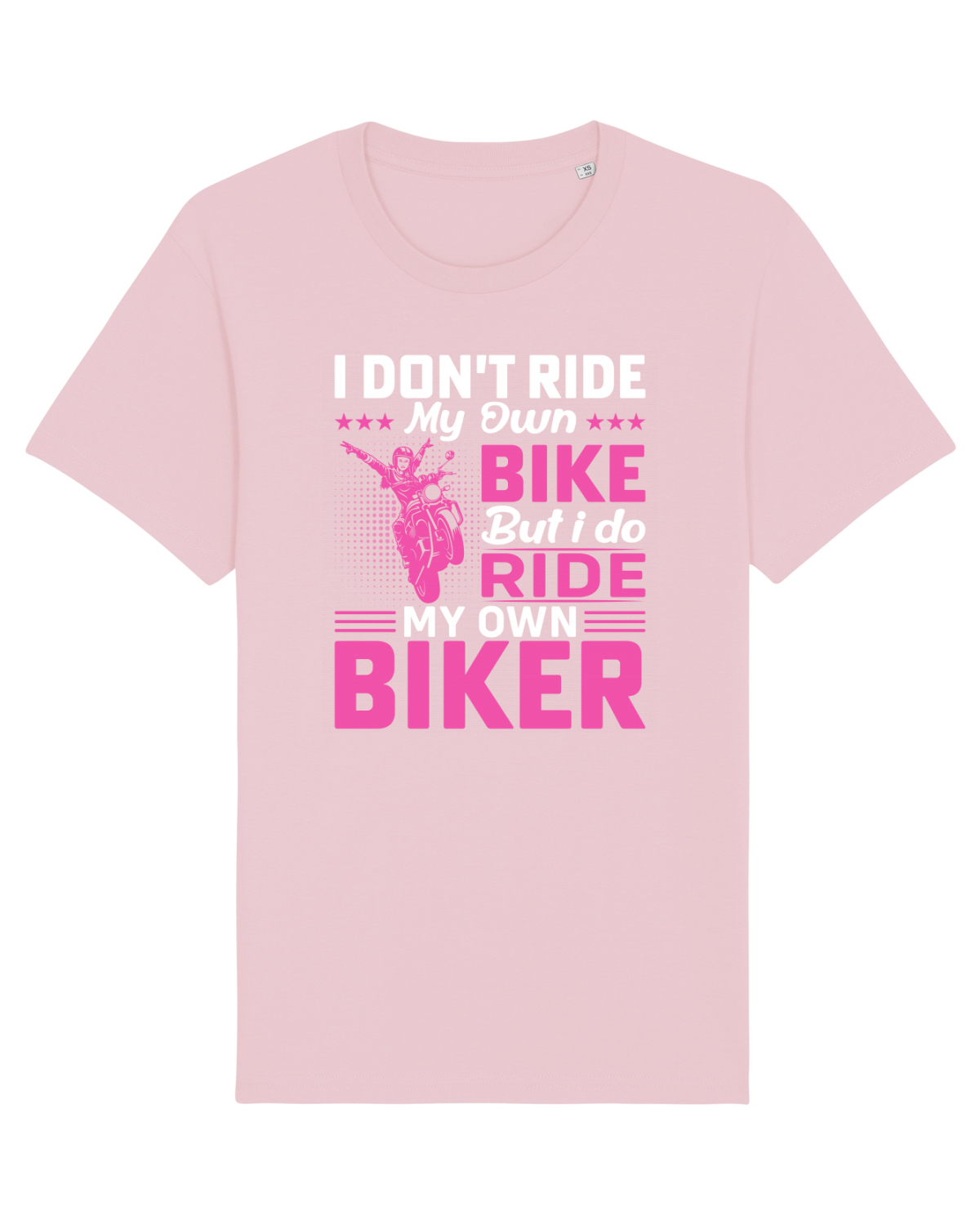 Tricou mânecă scurtă Unisex Rocker Cotton Pink