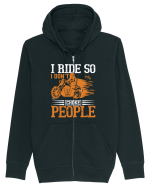 I ride so I don't choke people Hanorac cu fermoar Unisex Connector