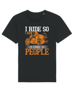 I ride so I don't choke people Tricou mânecă scurtă Unisex Rocker