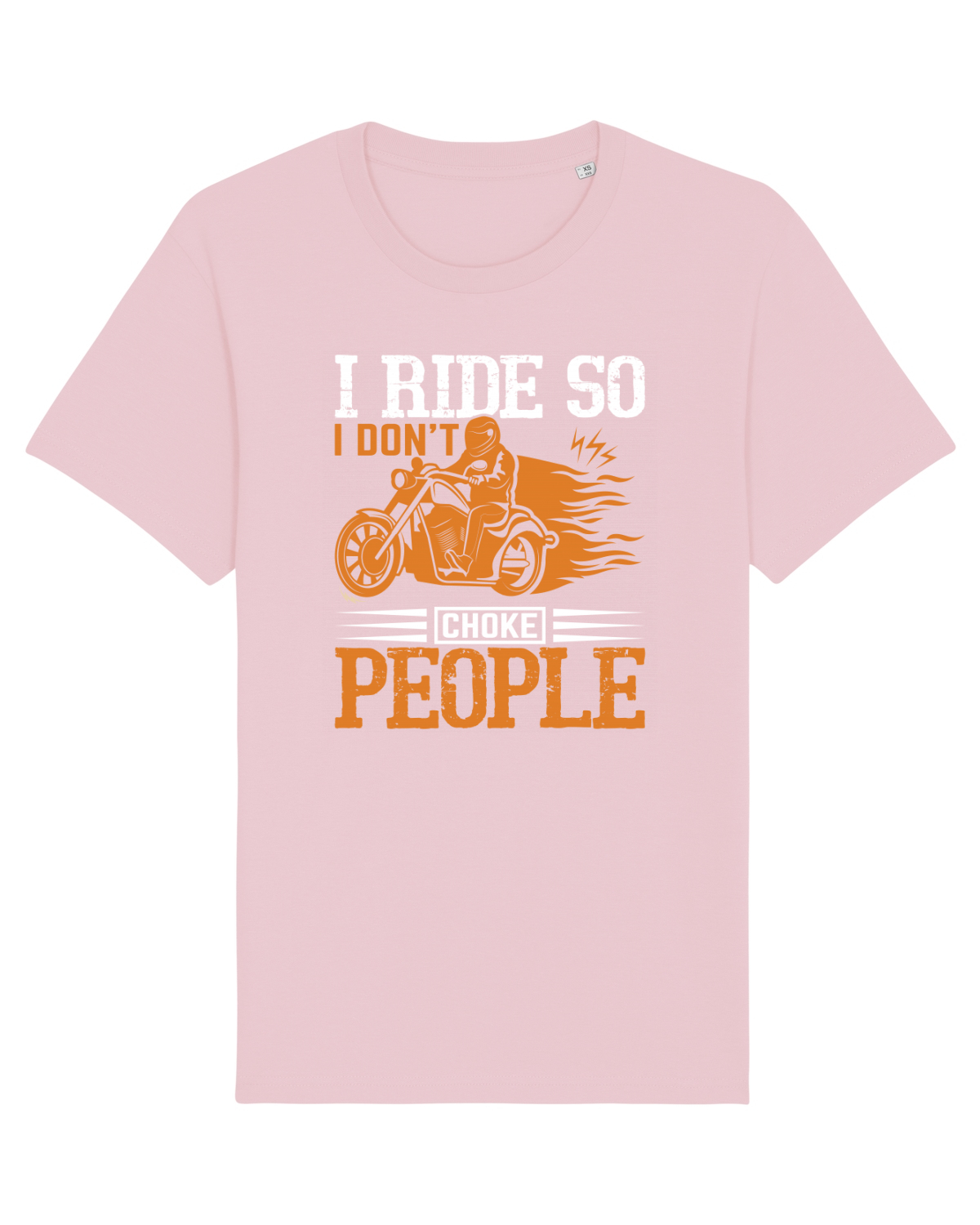 Tricou mânecă scurtă Unisex Rocker Cotton Pink