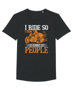 I ride so I don't choke people Tricou mânecă scurtă guler larg Bărbat Skater