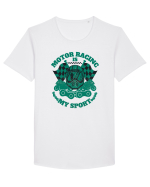 Motor Racing Is My Sport Tricou mânecă scurtă guler larg Bărbat Skater