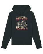 Life is better on two wheels Hanorac Unisex Drummer