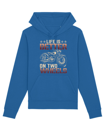 Life is better on two wheels Royal Blue