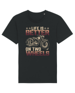 Life is better on two wheels Tricou mânecă scurtă Unisex Rocker