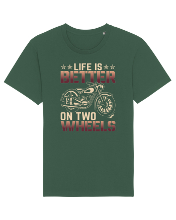 Life is better on two wheels Bottle Green