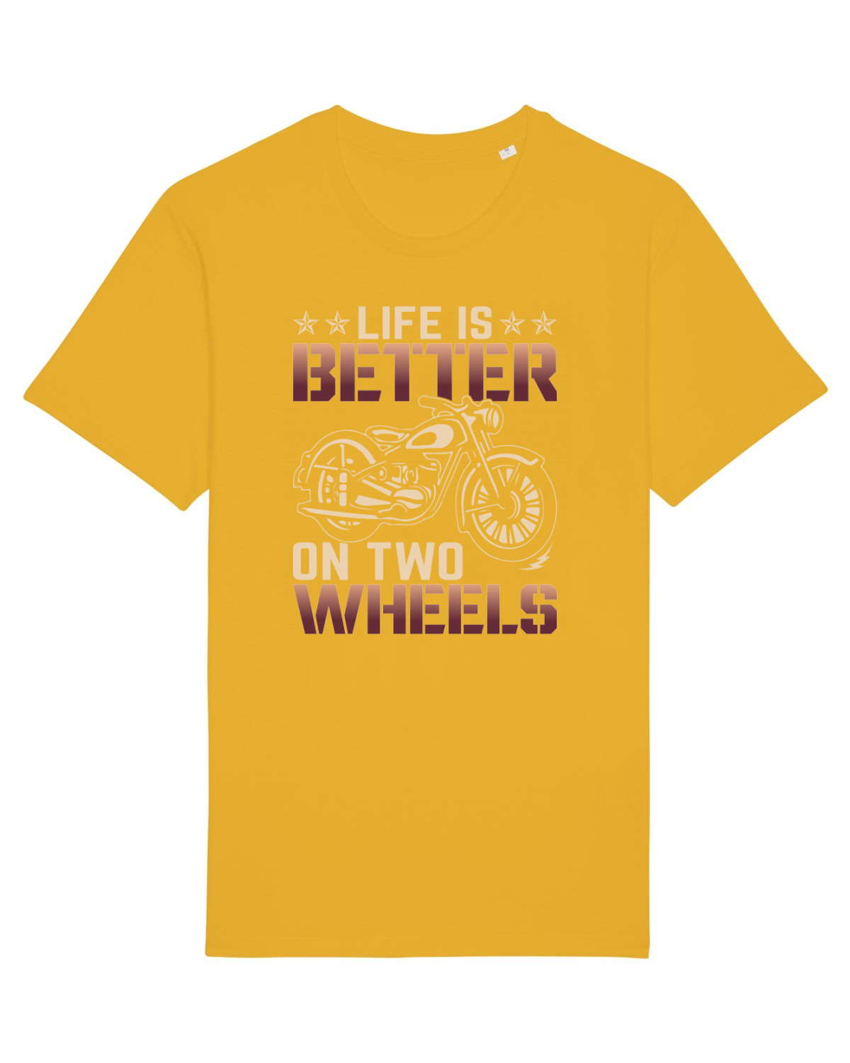 Tricou mânecă scurtă Unisex Rocker Spectra Yellow