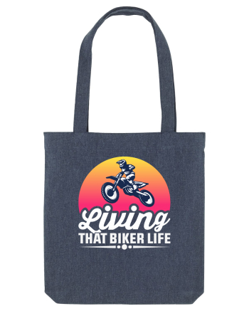living that biker life Midnight Blue