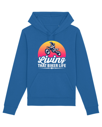 living that biker life Royal Blue