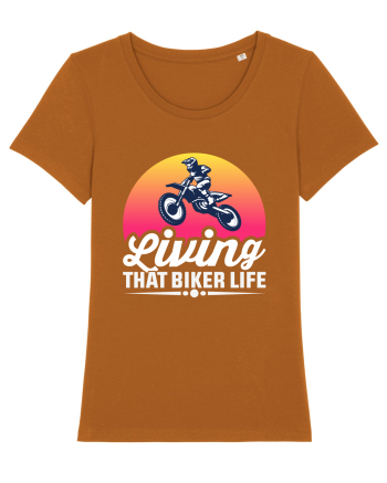 living that biker life Roasted Orange