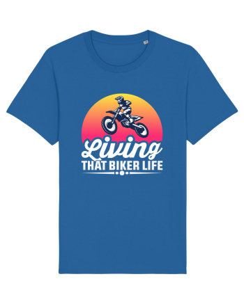 living that biker life Royal Blue