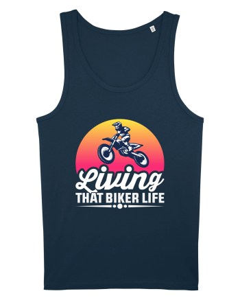 living that biker life Navy