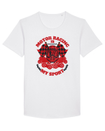 Motor Racing Is My Sport Tricou mânecă scurtă guler larg Bărbat Skater