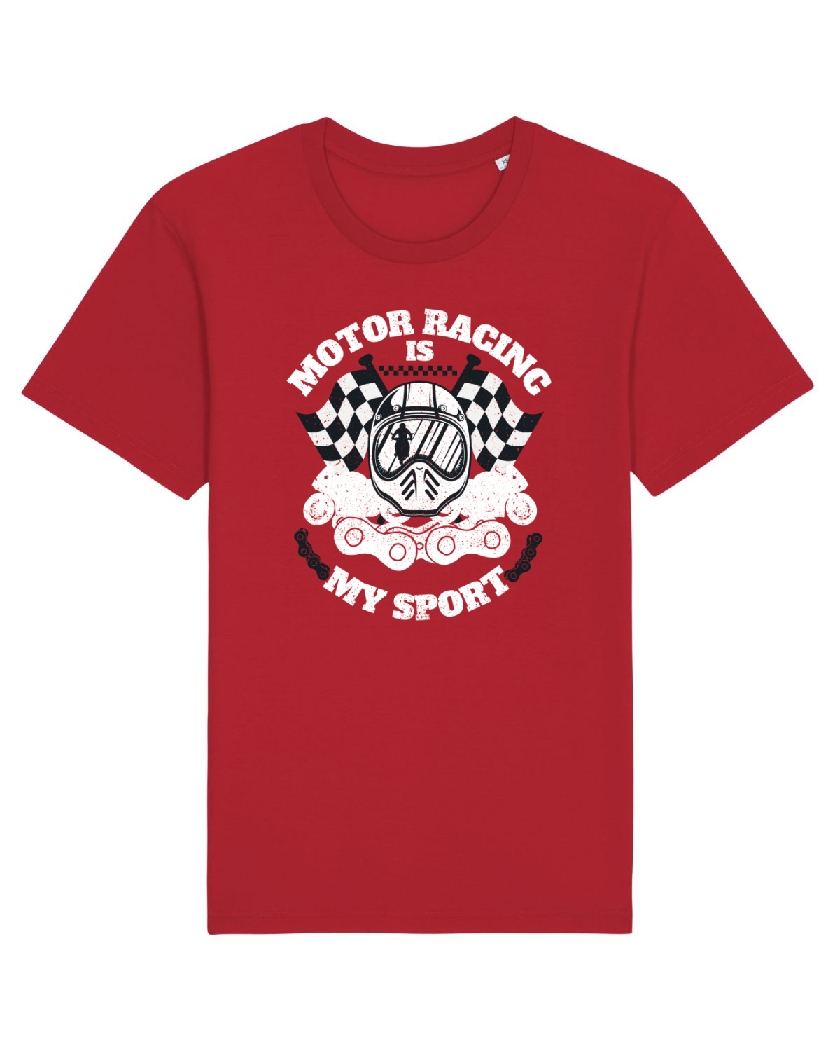 Tricou mânecă scurtă Unisex Rocker Red