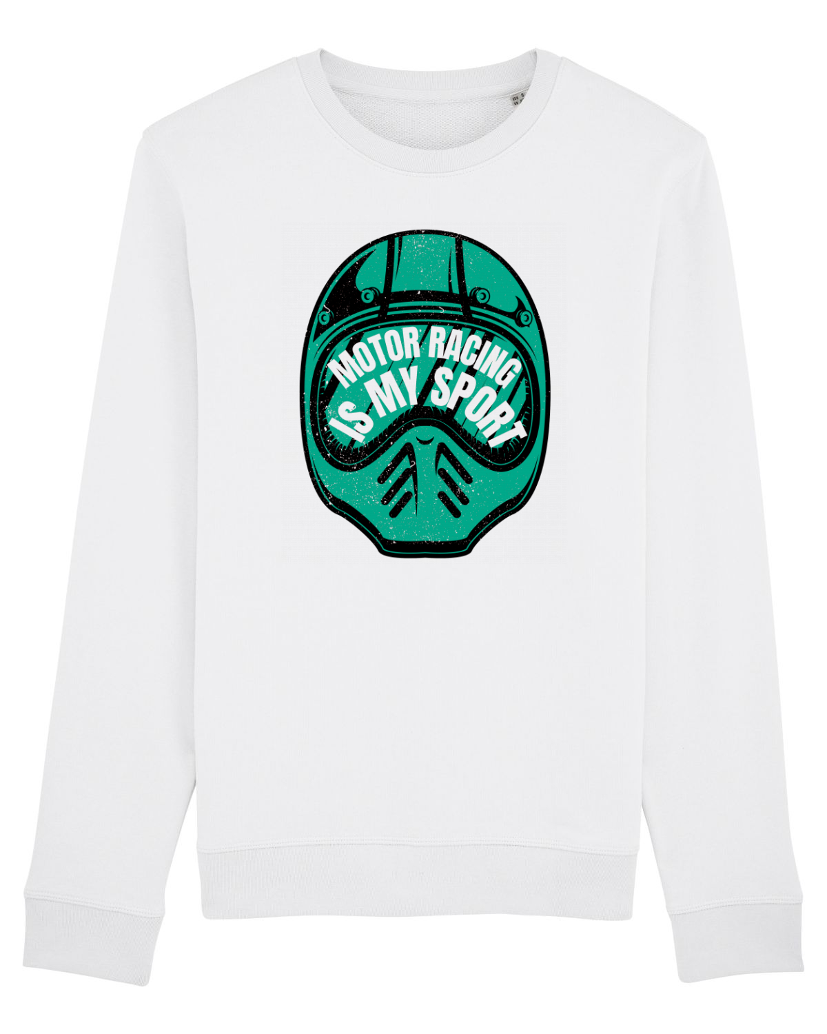 Bluză mânecă lungă Unisex Rise White