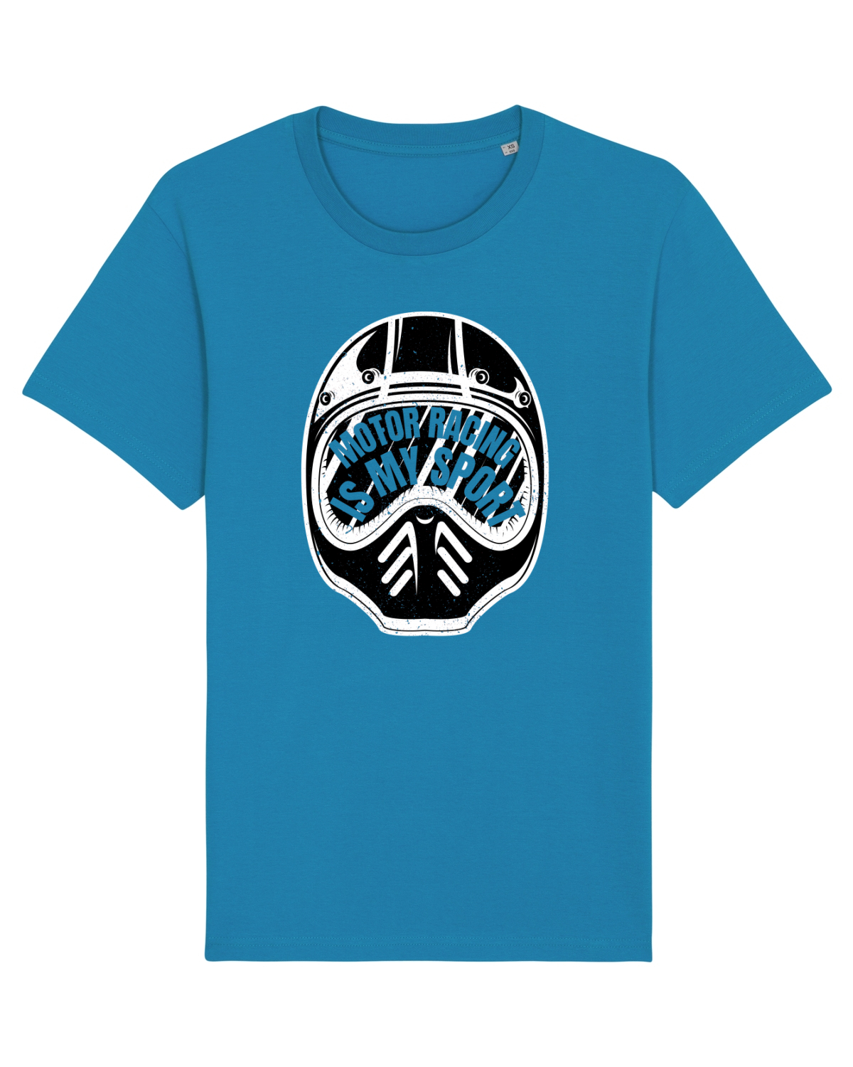Tricou mânecă scurtă Unisex Rocker Azur