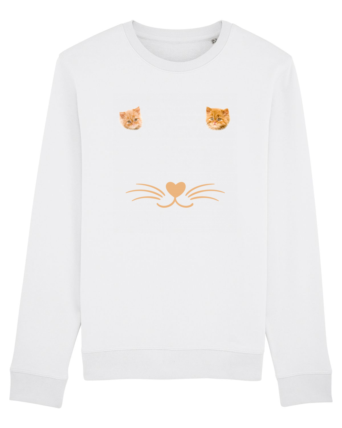 Bluză mânecă lungă Unisex Rise White
