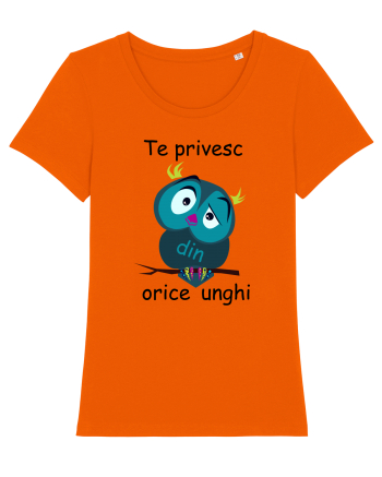 Te privesc din orice unghi Bright Orange