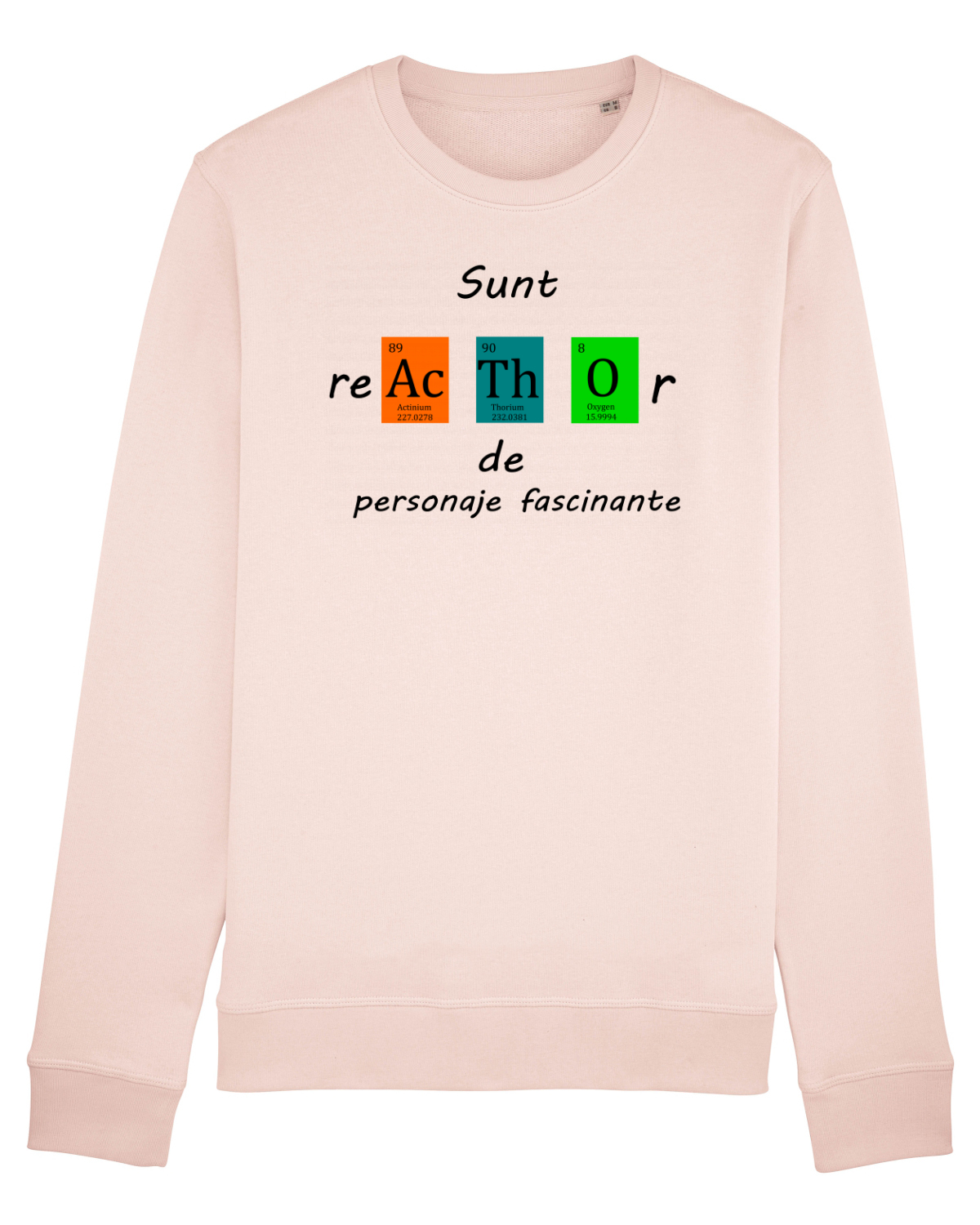 Bluză mânecă lungă Unisex Rise Candy Pink
