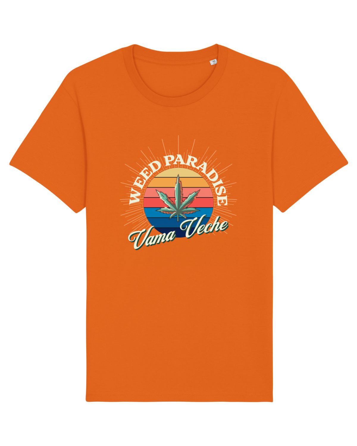 Tricou mânecă scurtă Unisex Rocker Bright Orange