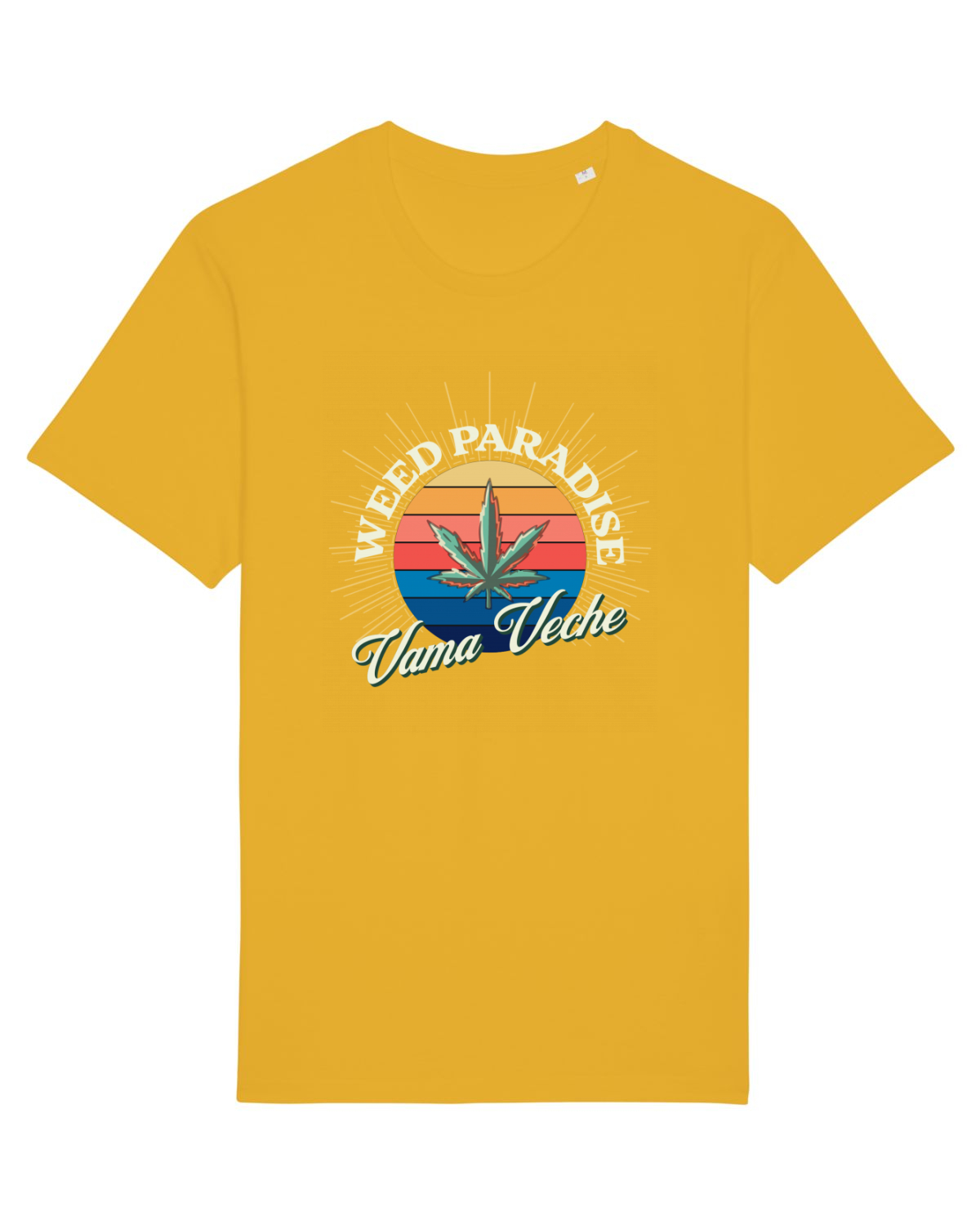 Tricou mânecă scurtă Unisex Rocker Spectra Yellow