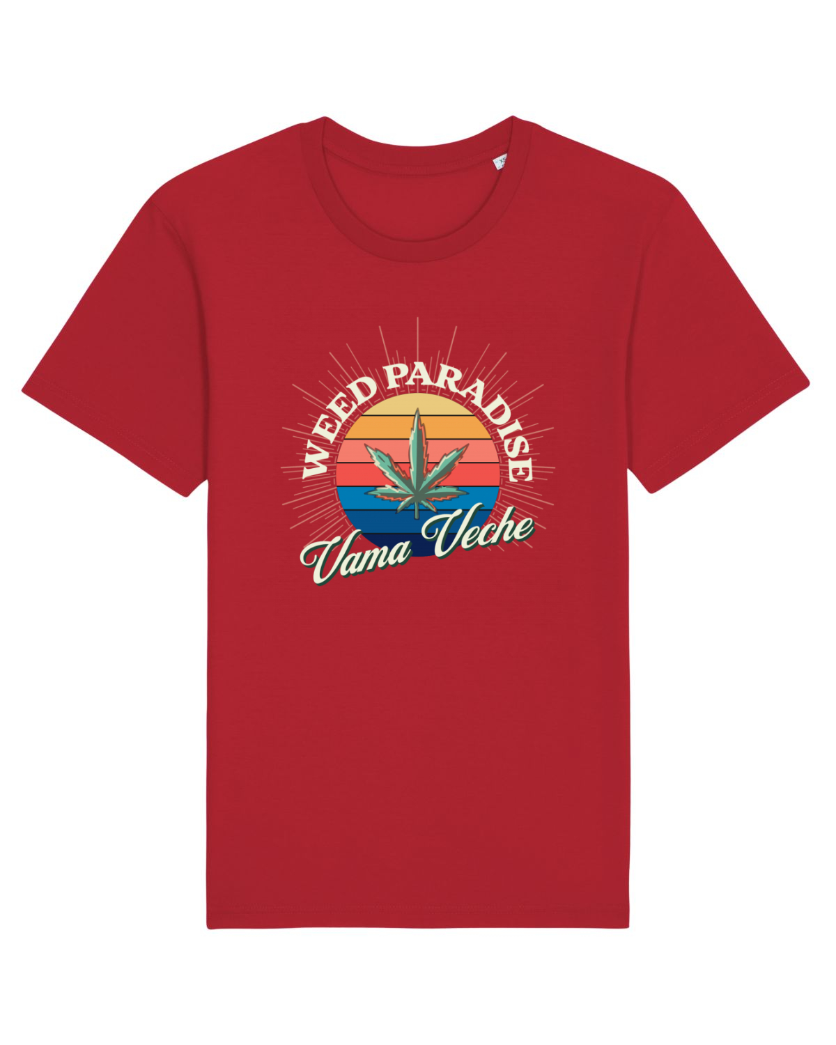 Tricou mânecă scurtă Unisex Rocker Red