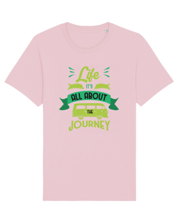 Life it's All About the Journey Cotton Pink