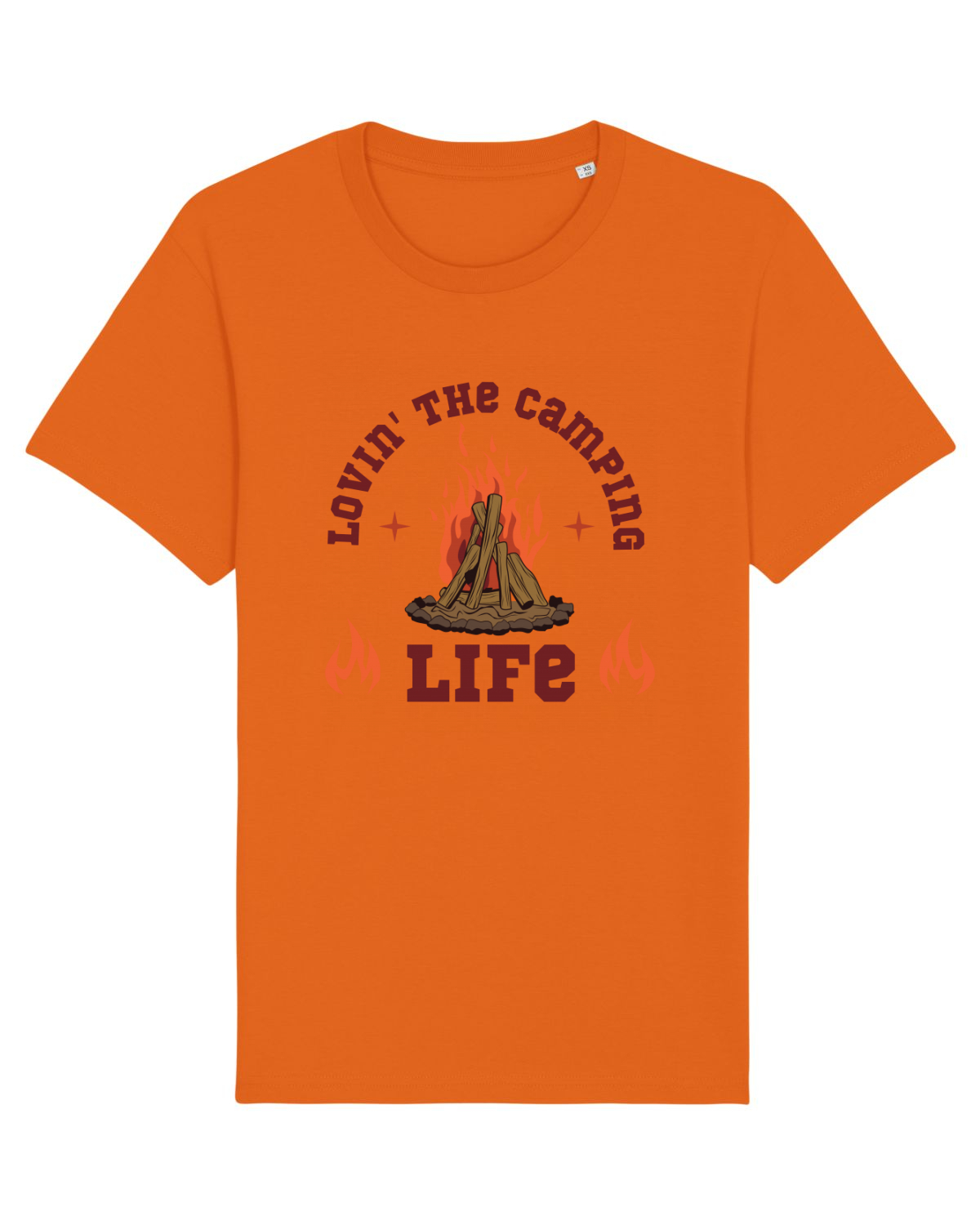 Tricou mânecă scurtă Unisex Rocker Bright Orange