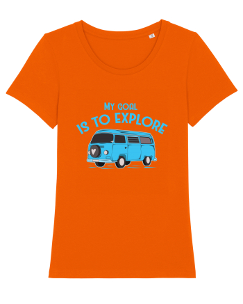 My Goal is to Explore Bright Orange