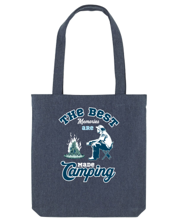 The Best Memories are Made Camping Midnight Blue