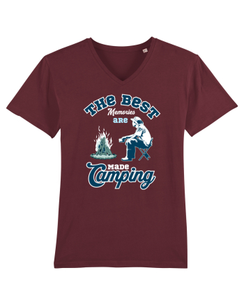 The Best Memories are Made Camping Burgundy