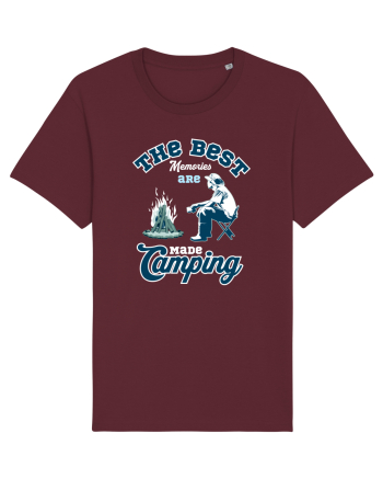 The Best Memories are Made Camping Burgundy